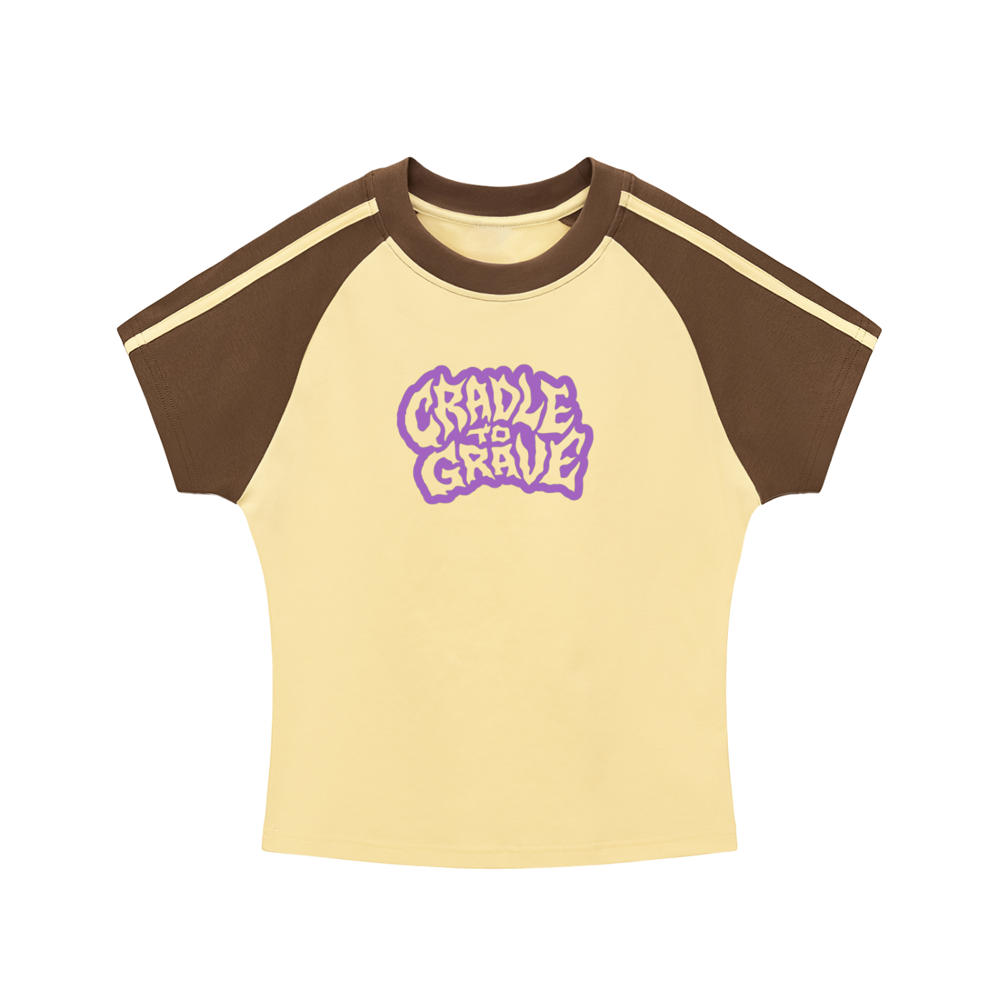 Women's CTG Horror Tee  - Yellow/Brown