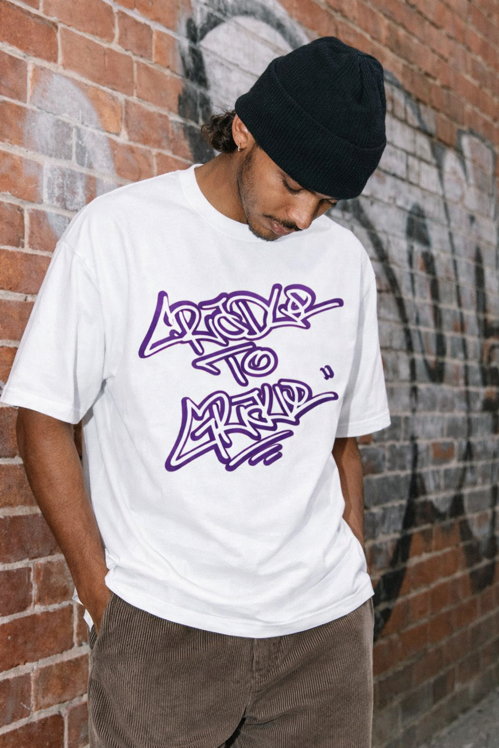 Brunswick paint - Mens Tee- White