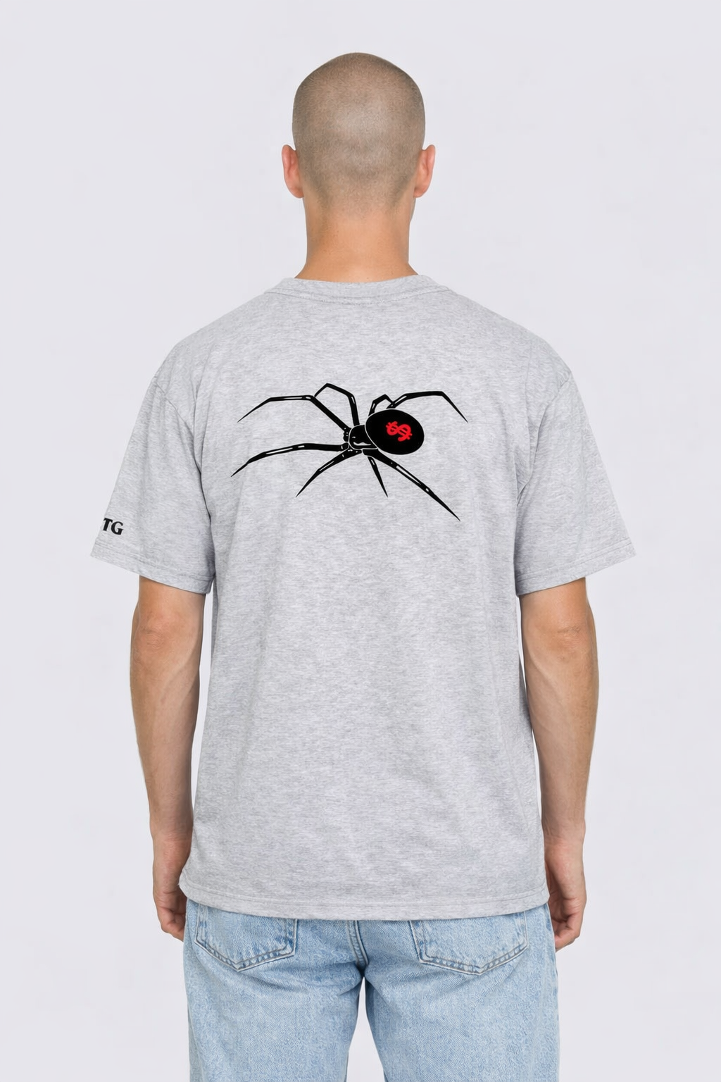 Mens CTG Redback$ Tee - Regular fit - Grey