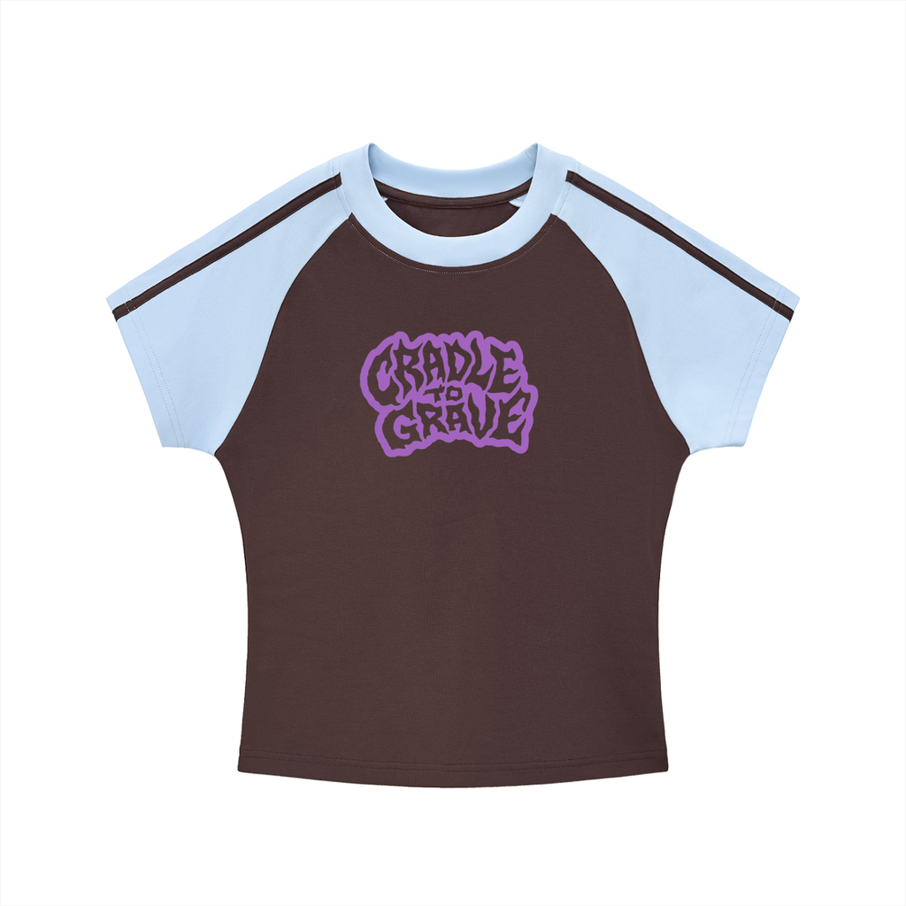 Women's CTG Horror Tee - Blue/Brown