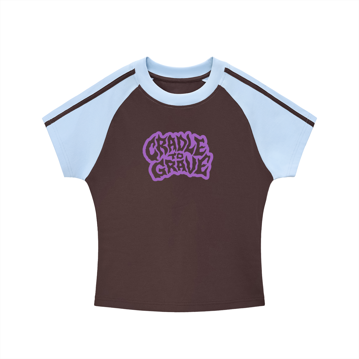 Women's CTG Horror Tee - Blue/Brown